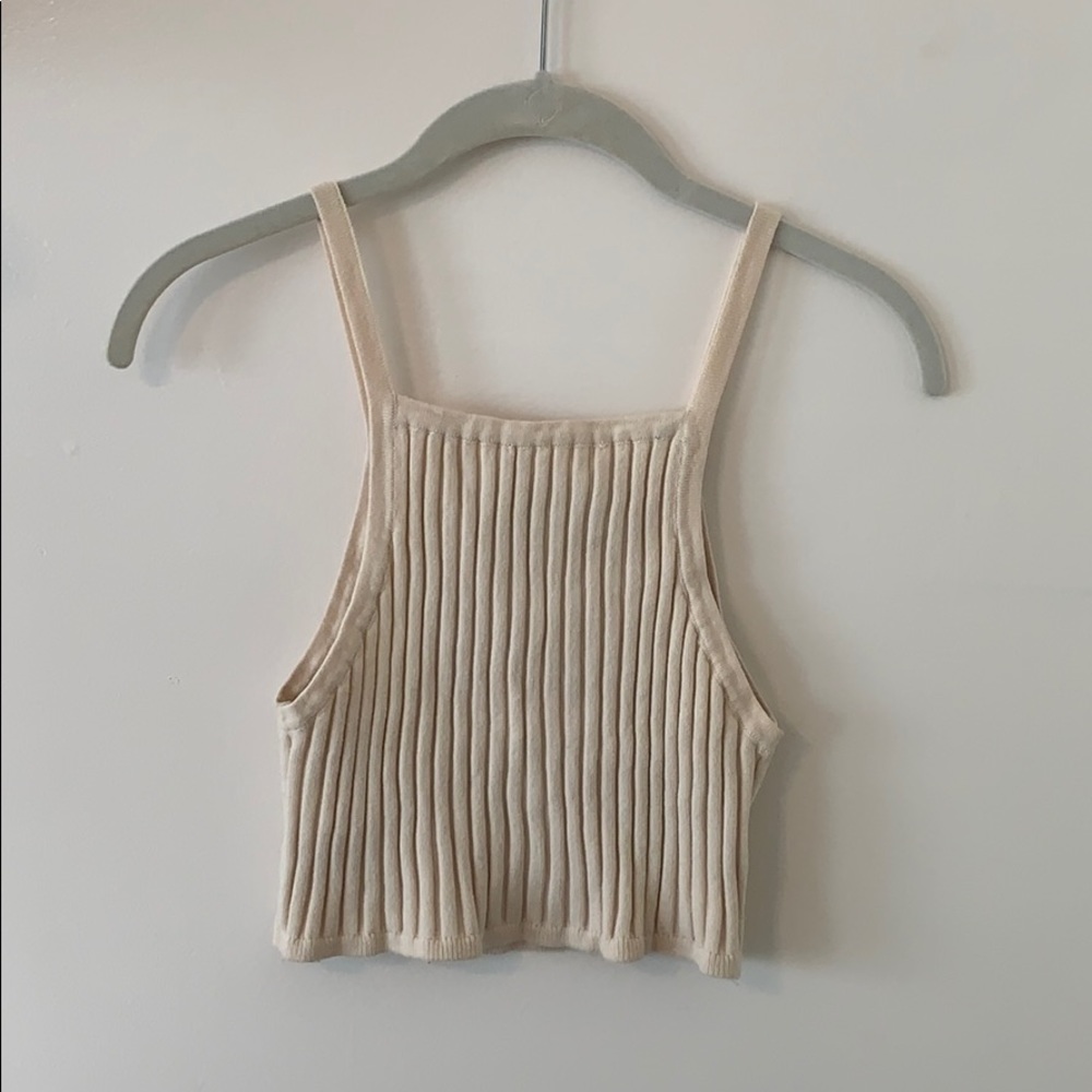 LF House of Three Ribbed Cropped Tank